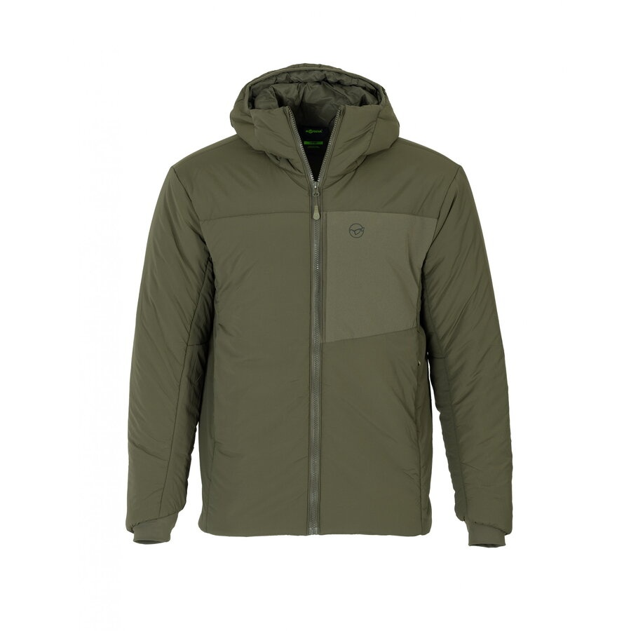 Geaca Korda Insulated Hooded Jacket, Dark Olive (Marime: M)