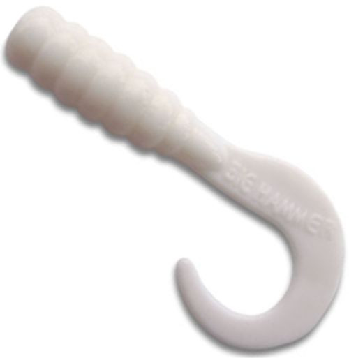 Grub Big Hammer Grubs, Great White, 4.5cm, 25 buc