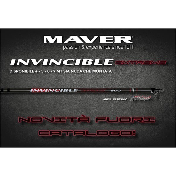 Lanseta bologneza Invincible Extreme MX 4m Maver