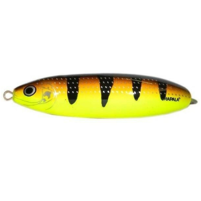 Lingurita oscilanta antibradis Rapala Minnow Spoon, culoare FYBT, 7cm, 15g