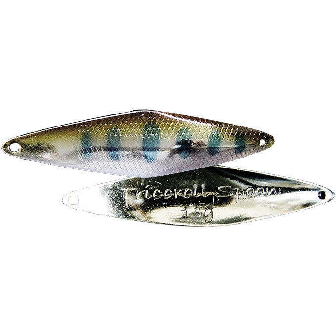 Lingurita Oscilanta Jackall Tricoroll, Silver Yamame, 6.8cm, 14g