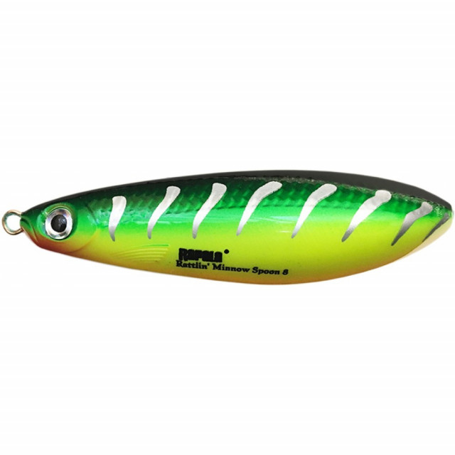 Lingurita Oscilanta Rapala Rattlin\' Minnow Spoon, culoare FRB, 8cm, 16g