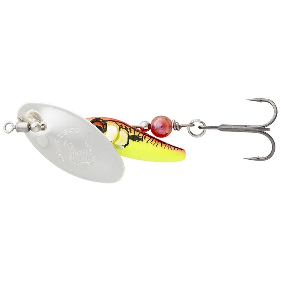 Lingurita Rotativa Savage Gear Spinner Sticklebait Sinking Nr.3, Silver Red Yellow, 7.3g