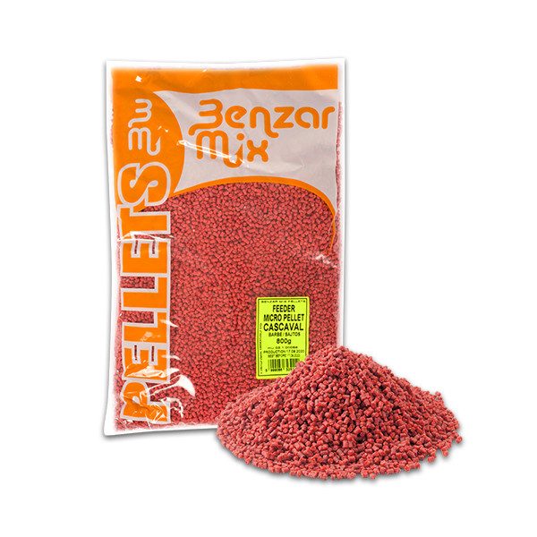 Micropelete Benzar Mix Feeder, 1.5mm, 800g (Aroma: Ciocolata-Portocala)