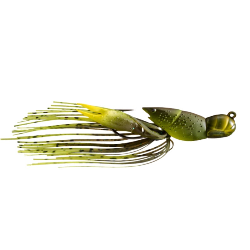 Naluca Livetarget Hollow Crawfish Jig, culoare Green-Chartreuse, 4cm, 11g