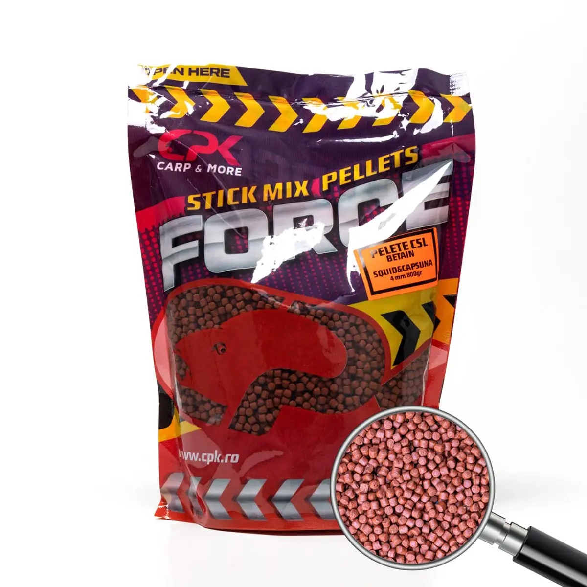Pelete CPK CSL Betain, 4mm, 800g (Aroma: Squid & Capsuna) - 1 | YEO