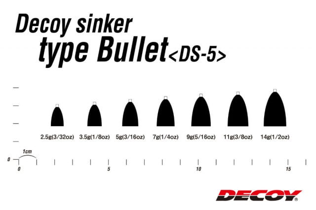 Plumbi Decoy Ds-5 Type Bullet (Greutate plumb: 3.5g) - 2 | YEO