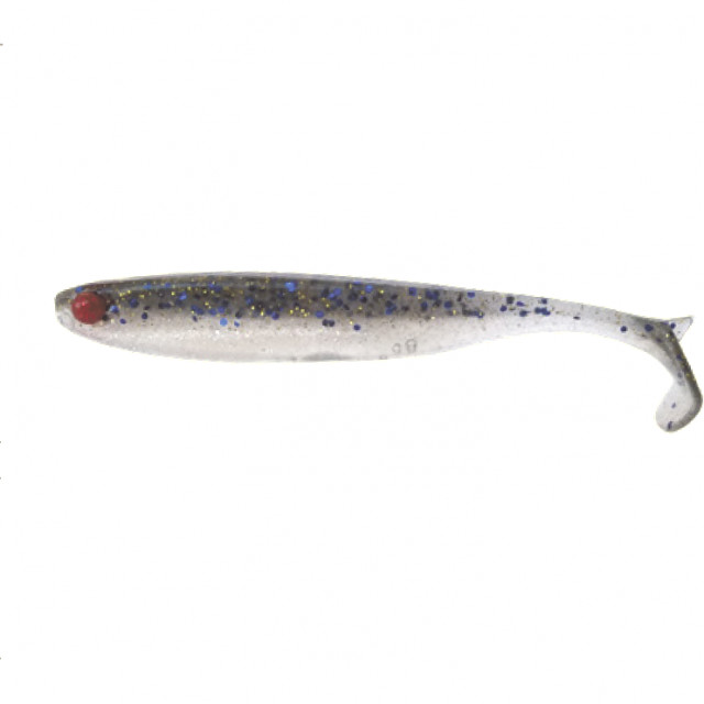 Shad Mustad Mezashi Z Minnow, culoare Blue-Dot, 7.6cm, 6buc