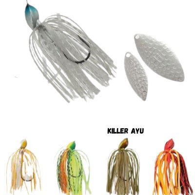 Spinnerbait Herakles Flatter, Killer Ayu, 28g