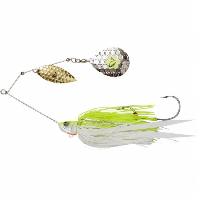 Spinnerbait Savage Gear Da Bush, Yellow White Silver, 21g