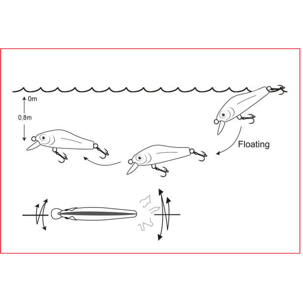 Vobler Cormoran Cor F1, Carp, 3.5cm, 2g - 1 | YEO