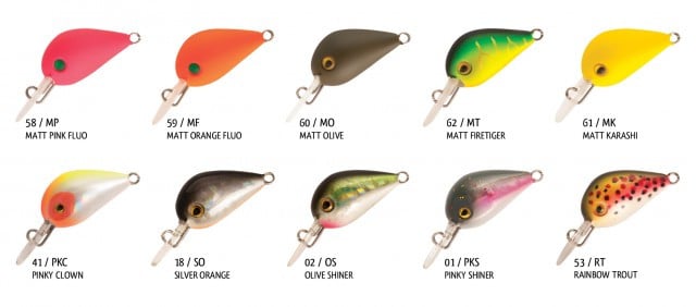 Vobler Pro Hot Buzz Sinking Rainbow Trout 2.5cm, 3g Rapture - 1 | YEO