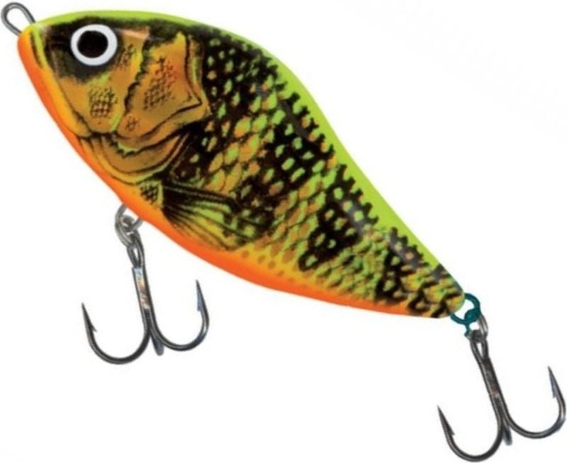 Vobler Salmo Slider Sinking SD7S, culoare GFP, 7cm, 21g