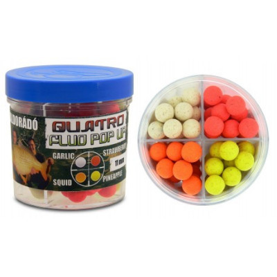 Boiles Haldorado Quatro Fluo Pop Up, 50 g (Marime: 8 mm) - 1 | YEO