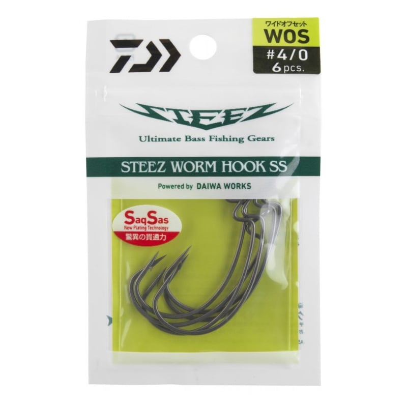 Carlige Offset Daiwa Steez Worm (Marime Carlige: Nr. 4/0)