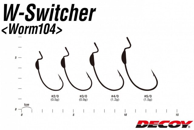 Carlige Offset Decoy S-Switcher Worm 104 (Marime Carlige: Nr. 2/0) - 2 | YEO