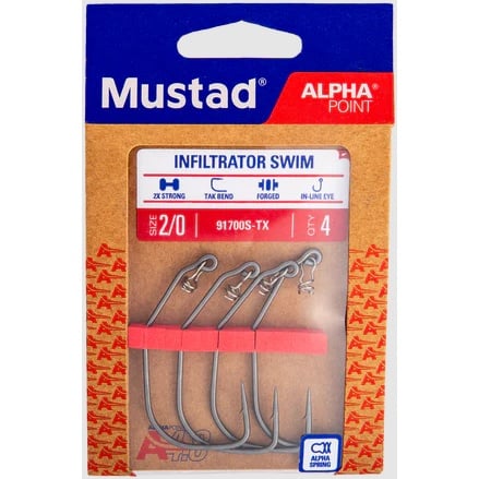 Carlige Offset Mustad Infiltrator Swim (Marime Carlige: Nr. 3/0) - 1 | YEO