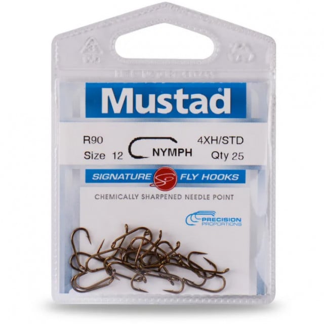 Carlige pentru musca Mustad Signature R90, 25 buc (Marime Carlige: Nr. 8) - 3 | YEO