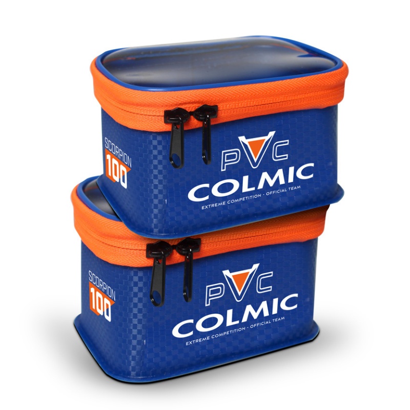 Combo Colmic 2 Genti PVC Scorpion 100 Seria Orange, 13x8x8.5cm