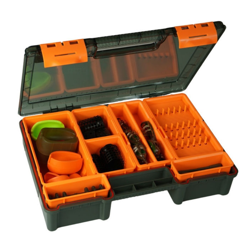 Cutie Jaxon S-Line Multi Feeder Box, Orange, 35x25x8cm