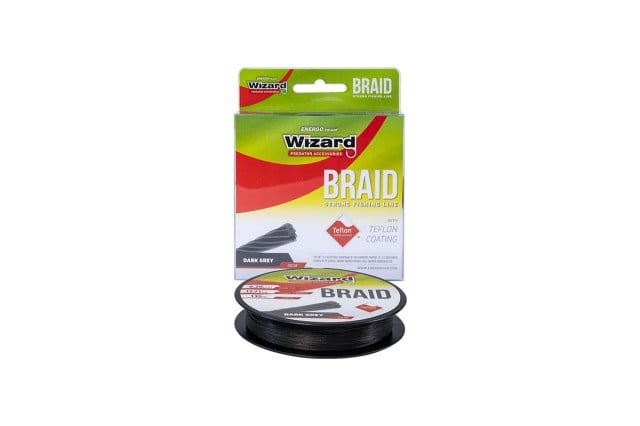 Fir textil Wizard Braid gri 135m (Diametru fir: 0.15 mm)