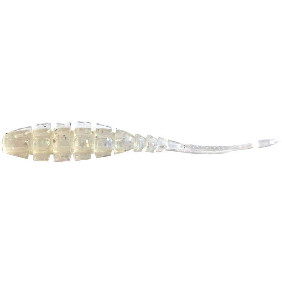 Grub Mustad Aji Micro Naf, Clear Rainbow Glitter, 5cm, 10buc/plic
