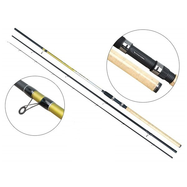 Lanseta Baracuda Cyclone Match 4.20m, 5-25g, 3 tronsoane