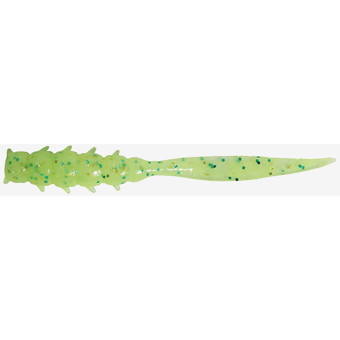 Naluca Jackall Good Meal Skinny, culoare Hot Lime Glow Chartreuse, 5cm, 8buc/plic