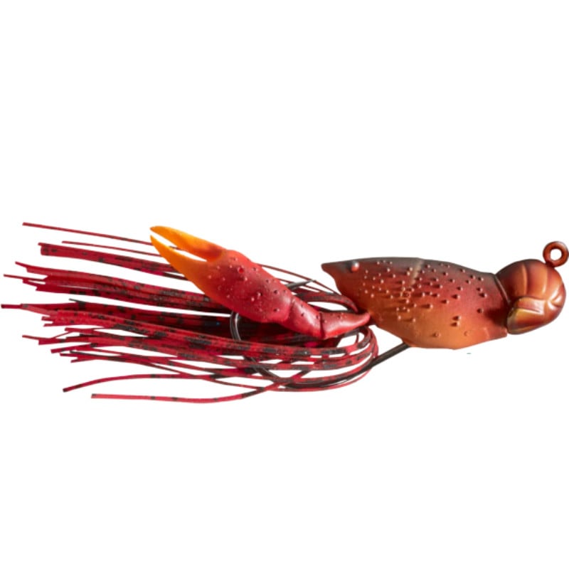 Naluca Livetarget Hollow Crawfish Jig, culoare Red, 4.5cm, 14g