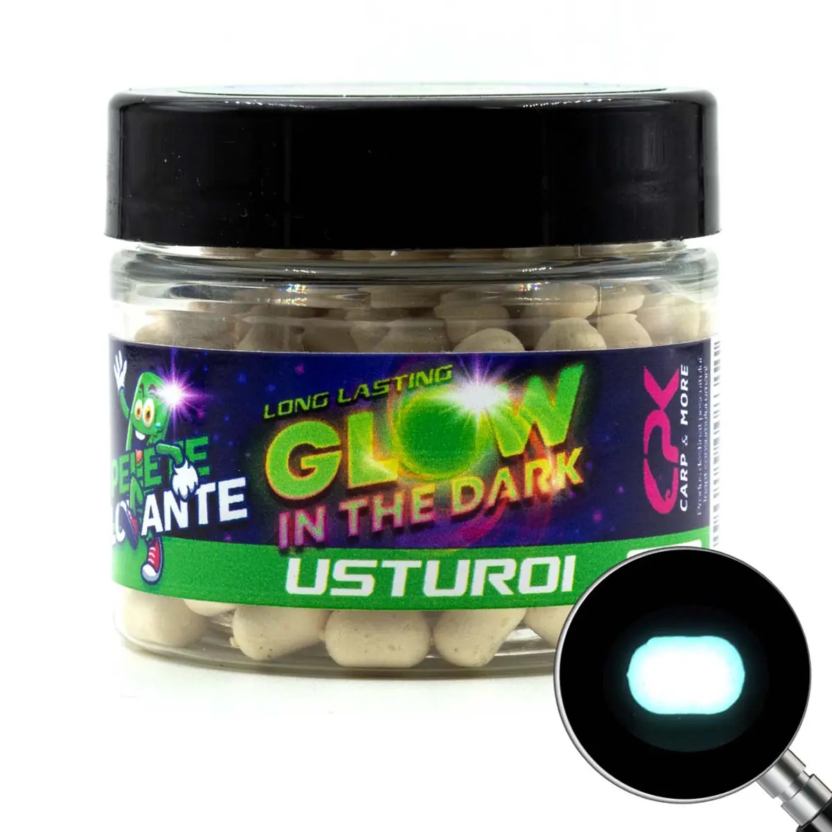 Pelete Flotante CPK Glow in the Dark, 6mm, 15g (Aroma: Ananas)