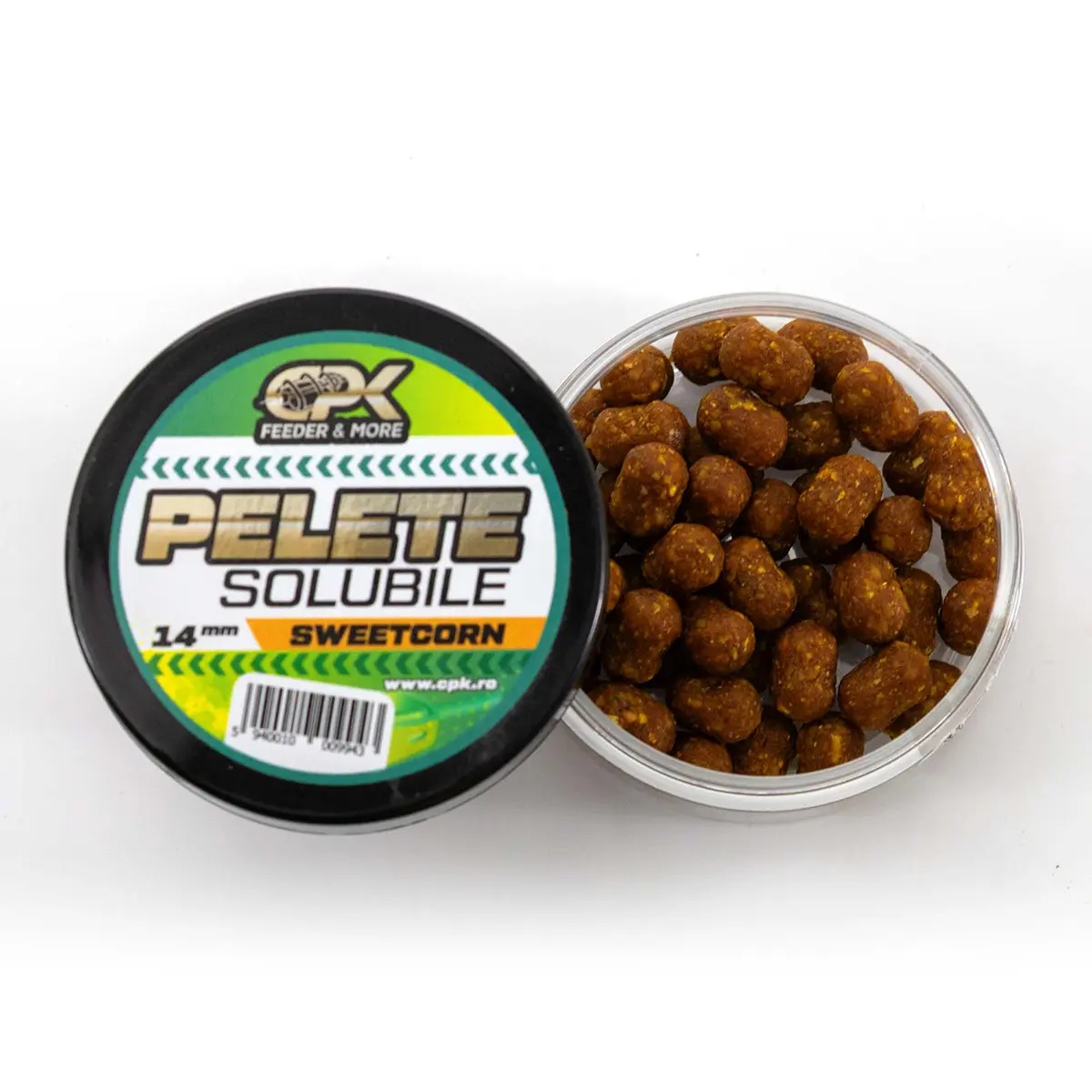 Pelete Solubile Feeder CPK, 14mm, 40g (Aroma: Sweetcorn)