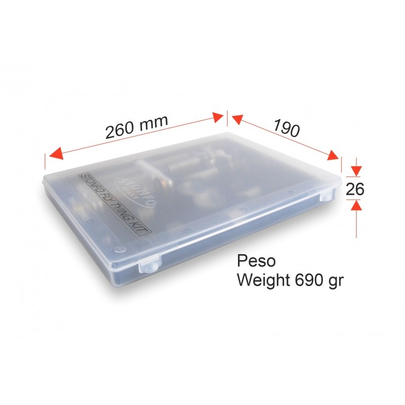 Set Complet pentru Legarea Mustelor Stonfo Fly Tying Kit, 260x190x26mm - 1 | YEO