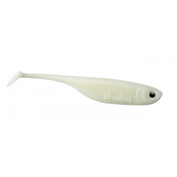 Shad Divinator S Pearl White 13cm, 4buc/plic Biwaa