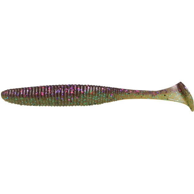 Shad Jackall Rhythm Wave, culoare Weed Gill, 7cm, 8buc/plic