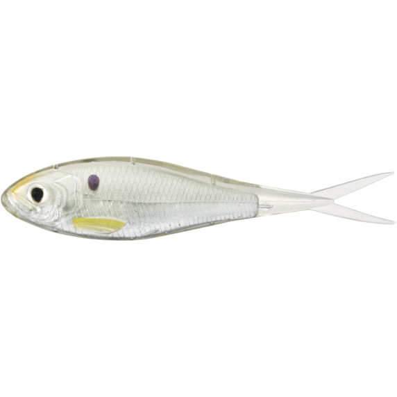 Shad Livetarget Soft Jerkbait, culoare Silver-Pearl, 11cm, 4buc