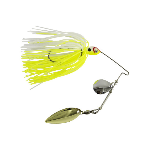 Spinnerbait Wizard, alb-galben, 14g