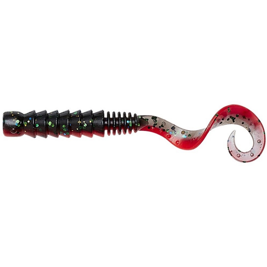 Twister Savage Gear, Red&Black, 5.0cm, 0.8g, 8buc