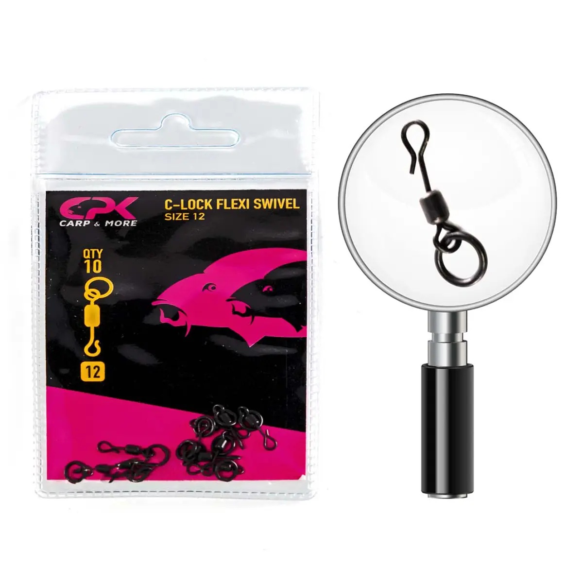 Vartej CPK C-Lock Flexi Swivel, 10buc/plic (Marime vartej: Nr. 12)