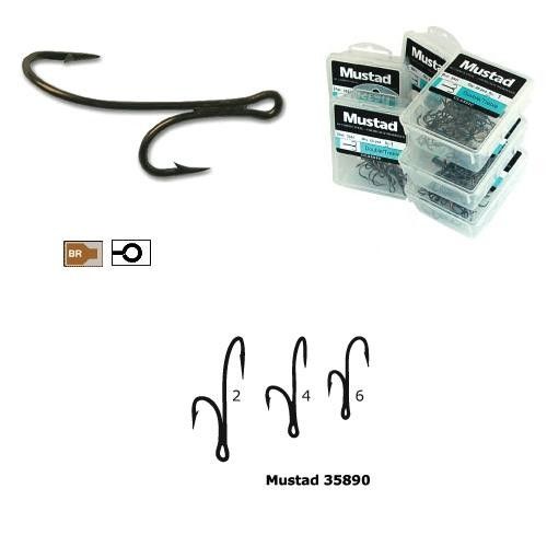 Ancora dubla salau (M.35890) Mustad (Marime Ancora: Nr. 1) - 1 | YEO