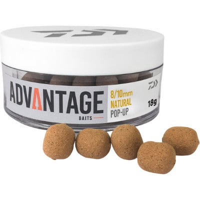 Boiles Daiwa Pop Up Advantage, 8-10mm, 18 g (Aroma: Yellow) - 1 | YEO