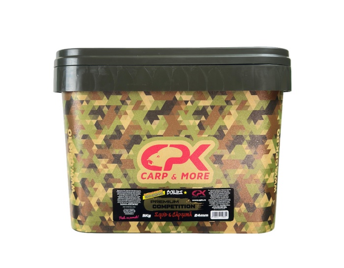 Boilies Tare CPK Old School Competition Squid&Capsuna, 5kg (Diametru: 24 mm) - 1 | YEO