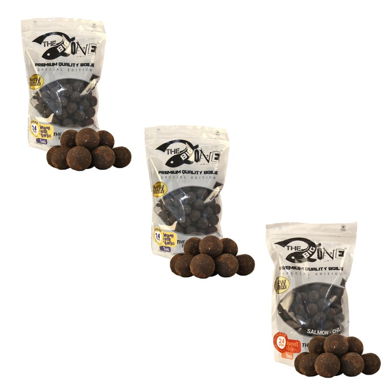 Boilies The One Big, 24mm, 1kg (Aroma: Lemon&Fish&Garlic) - 1 | YEO