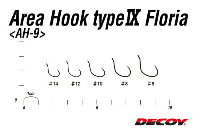 Carlige Area Decoy Type IX Ah-9 Floria Barbless (Marime Carlige: Nr. 14) - 3 | YEO