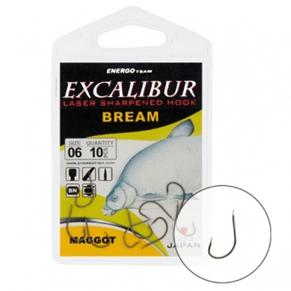 Carlige Excalibur Bream Maggot NS (Marime Carlige: Nr. 8)