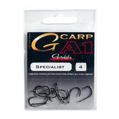 Carlige Gamakatsu A1 G-Carp Specialist BL, 10buc (Marime Carlige: Nr. 6)