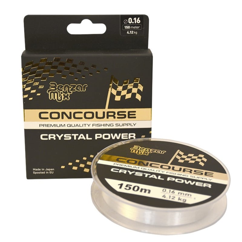 Fir Monofilament Benzar Concourse Crystal Power Monofil Line,150m (Diametru fir: 0.18 mm)