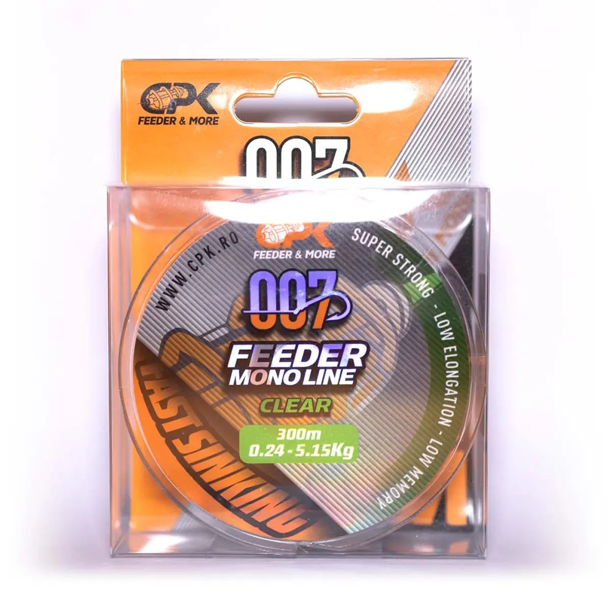 Fir Monofilament CPK Feeder Monoline, Clear, 300m (Diametru fir: 0.24 mm) - 2 | YEO