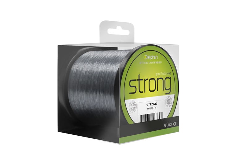 Fir Monofilament Delphin Strong Carp, Gri, 300m (Diametru fir: 0.35 mm)