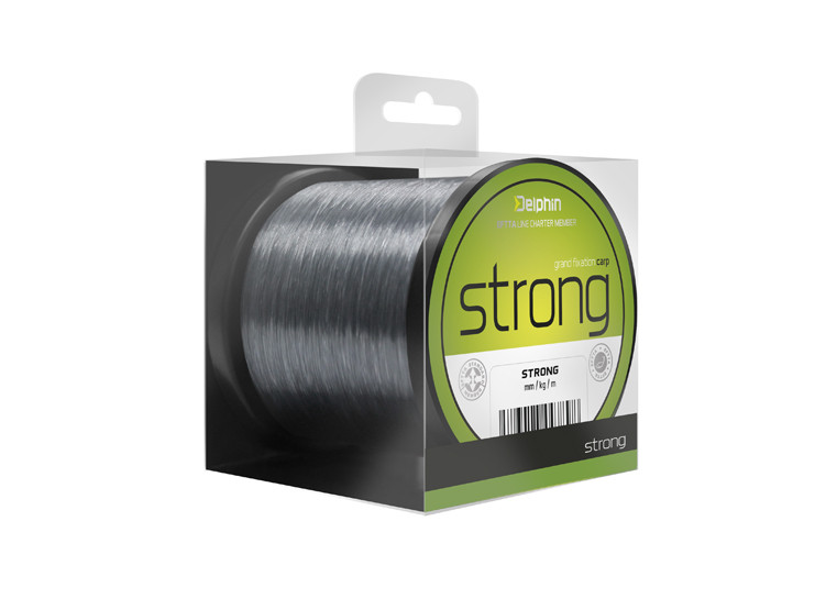 Fir Monofilament Delphin Strong Carp, Gri, 600m (Diametru fir: 0.35 mm)