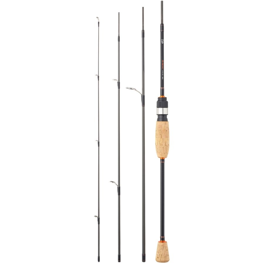 Lanseta Daiwa Presso Iprimi Light Spin 604L, 1.80m, 2-8g, 4 tronsoane